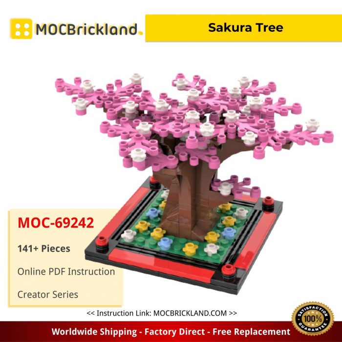 Creator MOC-69242 Sakura Tree by xmsbricks MOCBRICKLAND