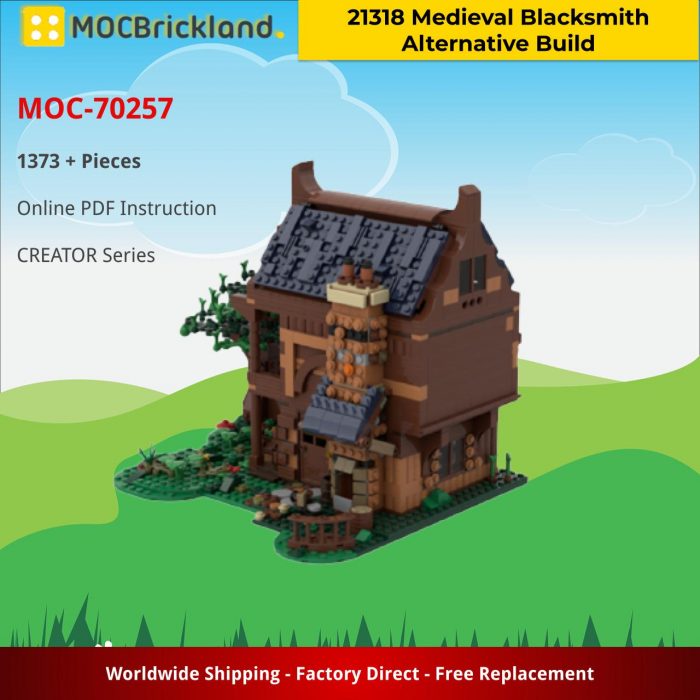 CREATOR MOC-70257 21318 Medieval Blacksmith Alternative Build by Gabizon MOCBRICKLAND