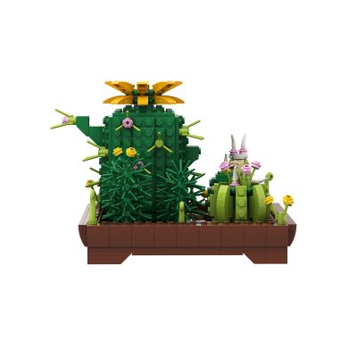 creator moc 89890 potted cactus mocbrickland 6540