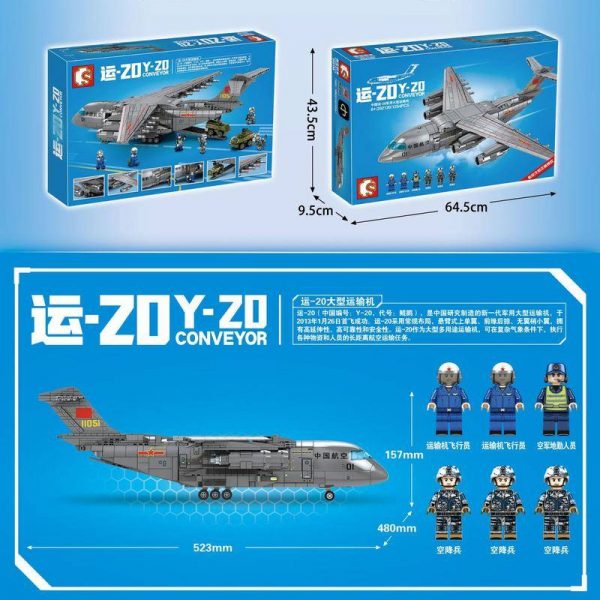 military sembo 202130 yun 20 military large transport aircraft 5117