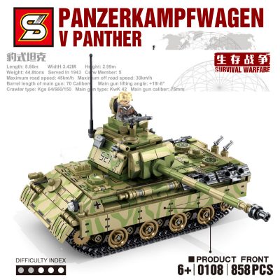 military sy 0108 panzerkampfwagen v panther 1075