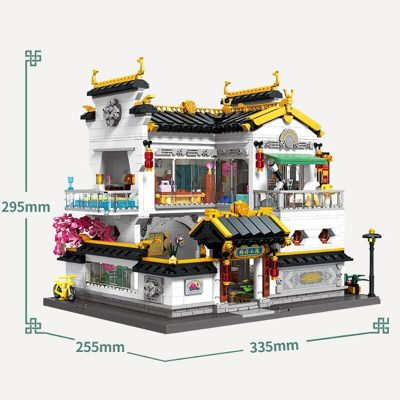 modular building keeppley k18002 new chinese street scene qiyun xiaozhu 5618