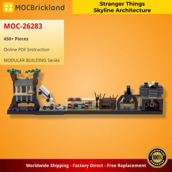 modular building moc 26283 stranger things skyline architecture by momatteo79 mocbrickland 7934