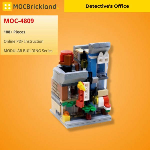 modular building moc 4809 detectives office mocbrickland 3382