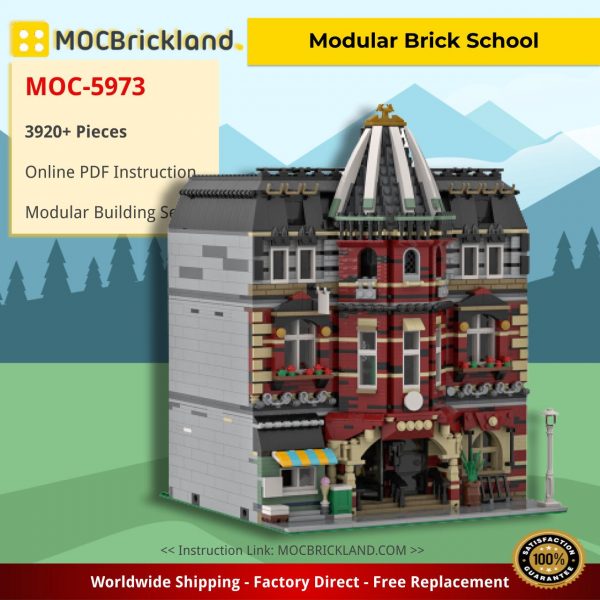 modular building moc 5973 modular brick school by hermez mocbrickland 6270