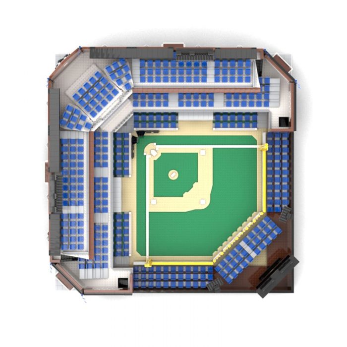 Modular Building MOC-76626 Modular Baseball Stadium – Minifigure Scale by gabizon MOCBRICKLAND