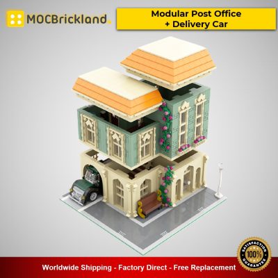 modular buildings moc 57981 modular post office delivery car by mocexpert mocbrickland 7520
