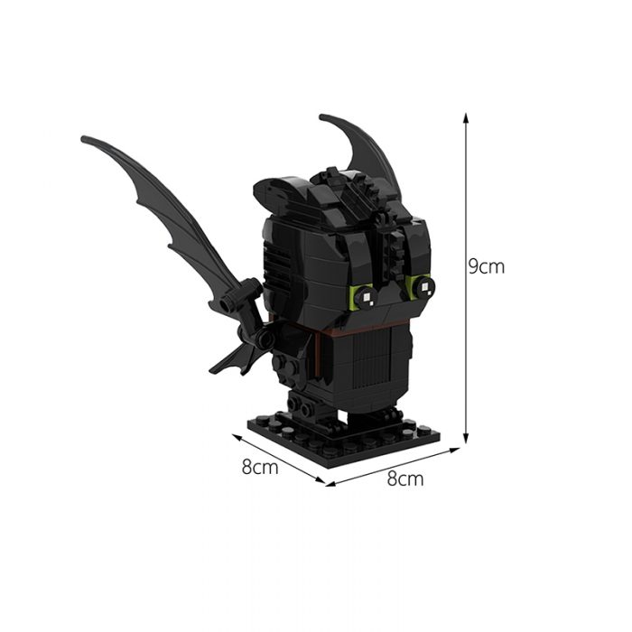 MOVIE MOC-35890 How To Train Your Dragon Toothless by Custominstructions MOCBRICKLAND