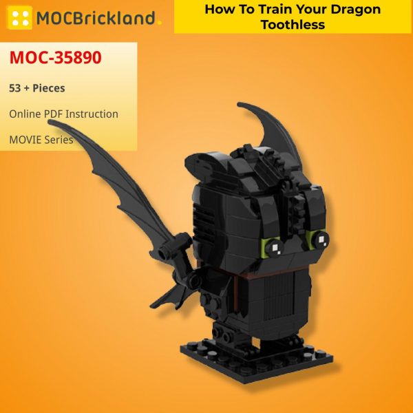 movie moc 35890 how to train your dragon toothless by custominstructions mocbrickland 5593