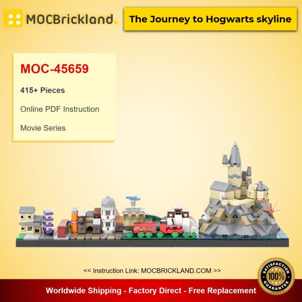 movie moc 45659 the journey to hgwarts skyline by benbuildslego mocbrickland 8096