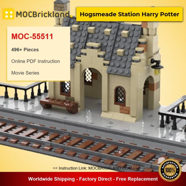 movie moc 55511 hogsmeade station harry potter by jlbricks mocbrickland 3793