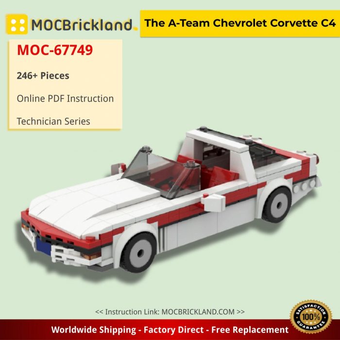Movie MOC-67749 The A-Team Chevrolet Corvette C4 by reigar_sama MOCBRICKLAND