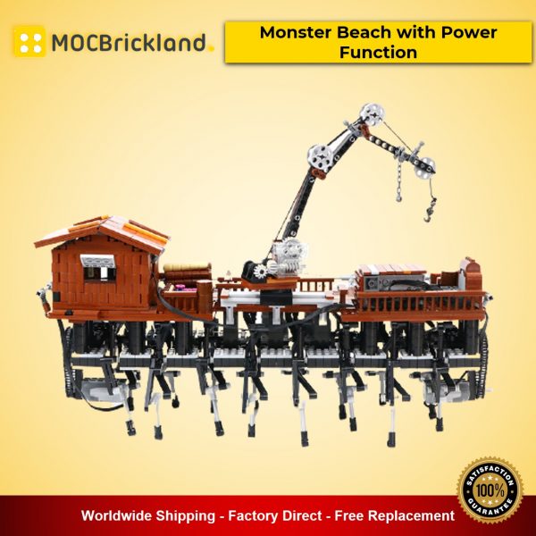 movie moc 90067 monster beach with power function mocbrickland 5740