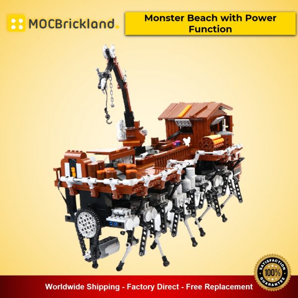 movie moc 90067 monster beach with power function mocbrickland 8748
