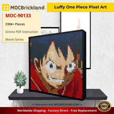 Pixel Hot - One Piece of One Piece pixel art! Luffy!