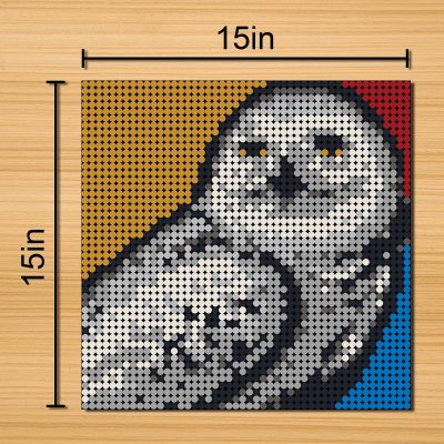 movie moc 90140 harry potter owl pixel art mocbrickland 5685