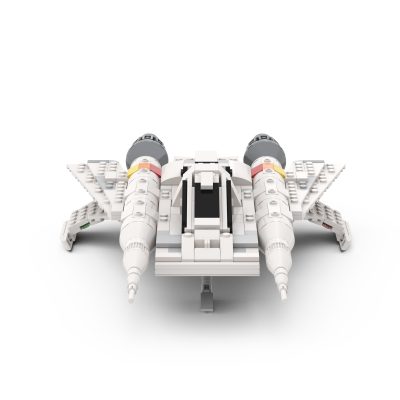 space moc 48610 buck rogers starfighter ship by cbsnake mocbrickland 4407