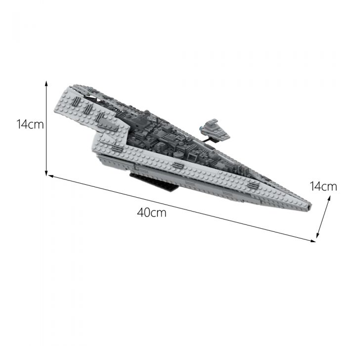 STAR WARS MOC-38791 ISSD Midi Scale Super Star Destroyer by 6211 MOCBRICKLAND