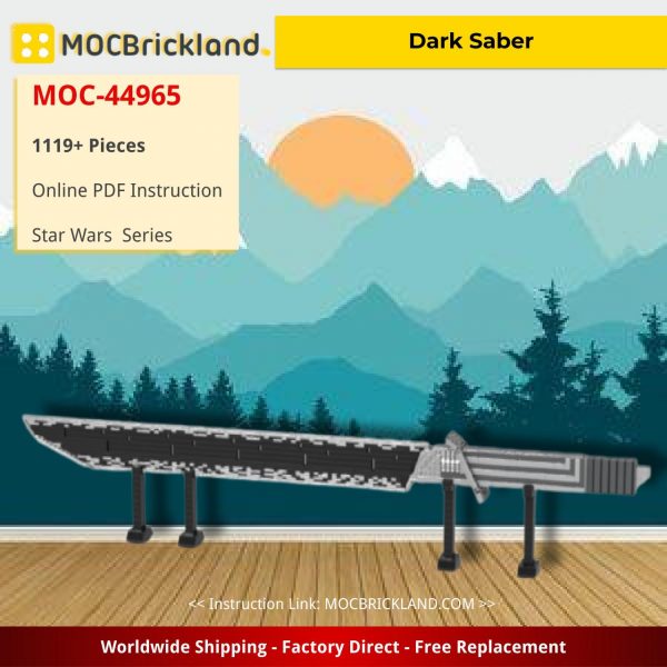 star wars moc 44965 dark saber by dmarkng mocbrickland 4144