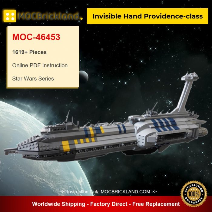 Star Wars MOC-46453 Invisible Hand Providence-class by baciccia78 MOCBRICKLAND