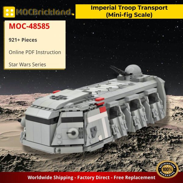 star wars moc 48585 imperial troop transport mini fig scale by legomazing mocbrickland 4274
