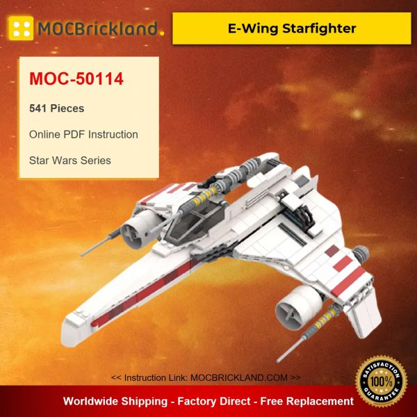star wars moc 50114 e wing starfighter by neosephiroth mocbrickland 3767