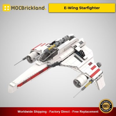 star wars moc 50114 e wing starfighter by neosephiroth mocbrickland 8857