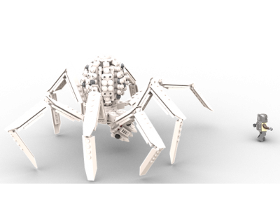 star wars moc 56740 krykna the ice spider from the mandalorian version 2 by thomin mocbrickland 5302