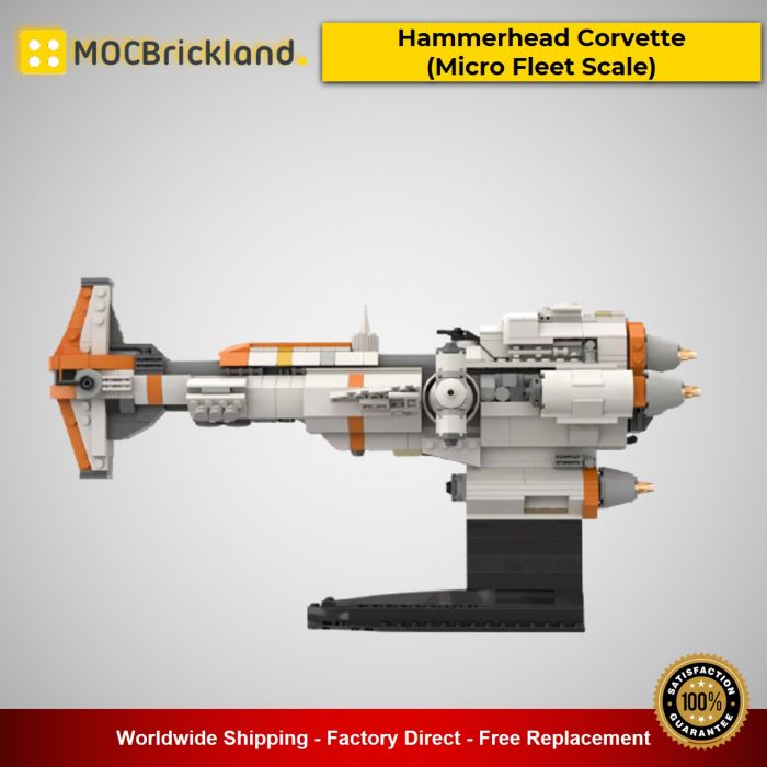 STAR WARS MOC-57178 Hammerhead Corvette (Micro Fleet Scale) by 2bricksofficial MOCBRICKLAND