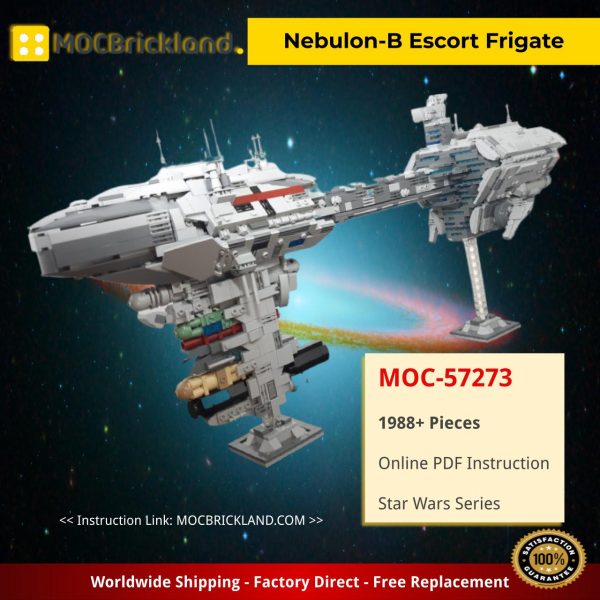star wars moc 57273 nebulon b escort frigate by jedimasterels mocbrickland 6227