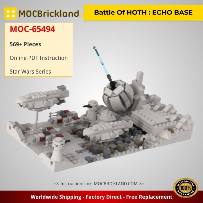 STAR WARS MOC-65494 Battle Of HOTH : ECHO BASE by jellco MOCBRICKLAND