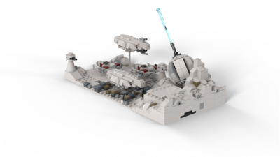 star wars moc 65494 battle of hoth echo base by jellco mocbrickland 8370