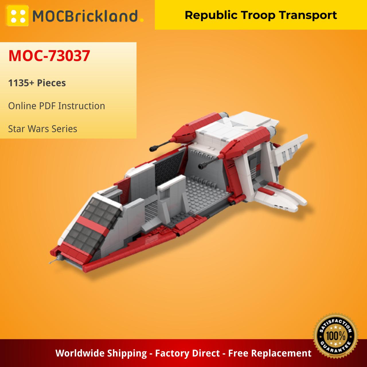 MOCBRICKLAND MOC-73037 Republic Troop Transport