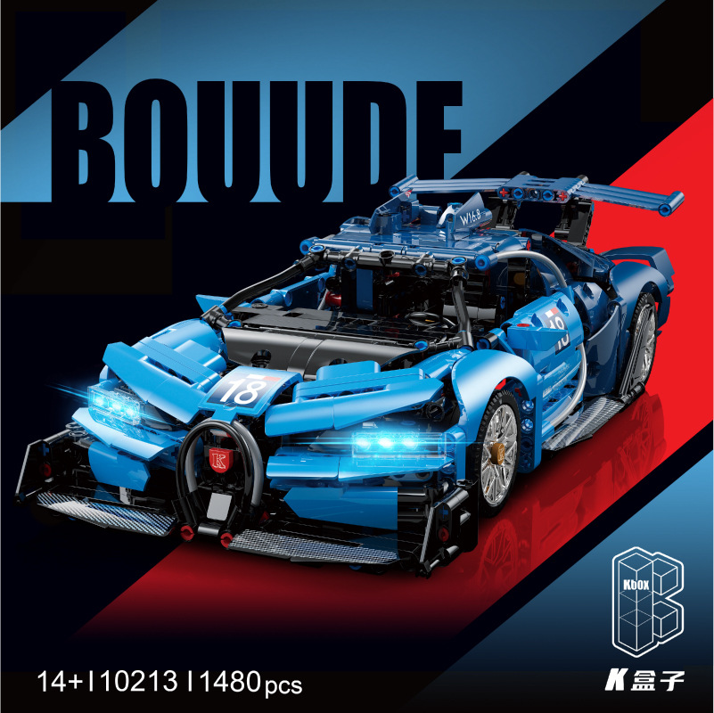 equipment: Gran Shop LEPIN™ Bugatti BOX Turismo Rage 10213 car Land Vision - concept K 1:14 Technic