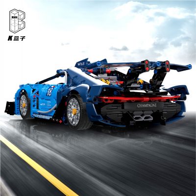 K equipment: 10213 Technic Rage concept car Vision 1:14 Bugatti Land Turismo BOX LEPIN™ - Shop Gran