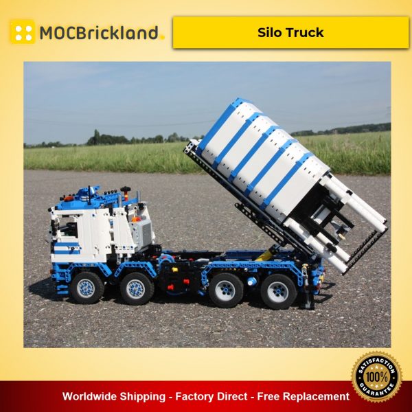 technic moc 12901 silo truck by designer han mocbrickland 1807