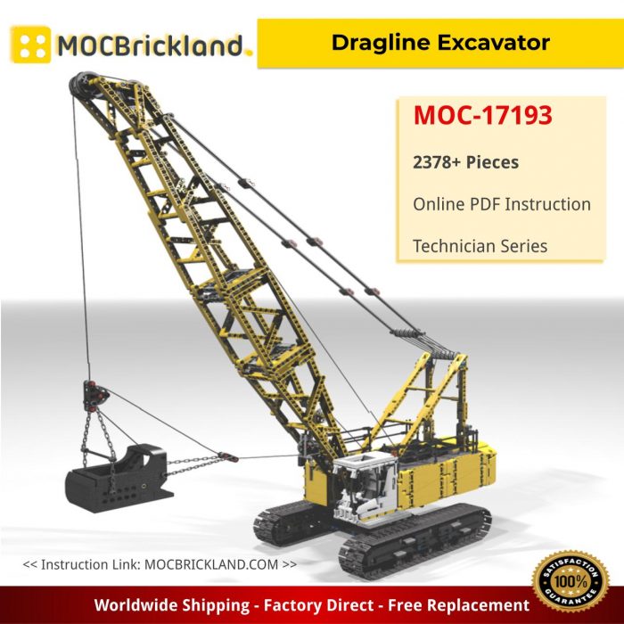 TECHNIC MOC-17193 Dragline Excavator by Ivan_M MOCBRICKLAND