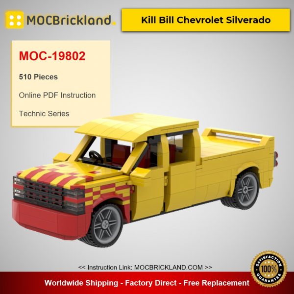 technic moc 19802 kill bill chevrolet silverado by mkibs mocbrickland 6971