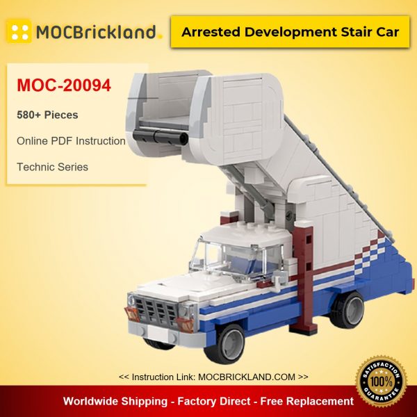 technic moc 20094 arrested development stair car by mkibs mocbrickland 3241