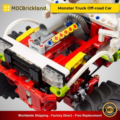 technic moc 20507 monster truck off road car by nico71 mocbrickland 7089