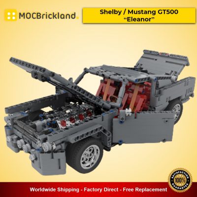 technic moc 24745 shelby mustang gt500 eleanor by steelman14a mocbrickland 2399