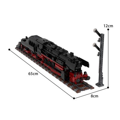 technic moc 25554 german class 5280 steam locomotive by topaces mocbrickland 8546