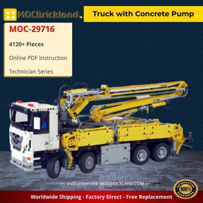 Technic MOC-29716 Truck with Concrete Pump by Ivan_M MOCBRICKLAND