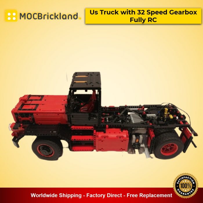 Technic MOC-31430 Us Truck with 32 Speed Gearbox Fully RC by B4 MOCBRICKLAND