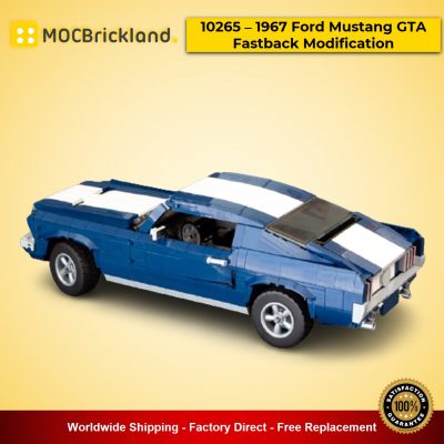 technic moc 36174 10265 1967 ford mustang gta fastback modification by nikolayfx mocbrickland 6375