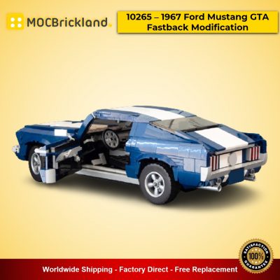 technic moc 36174 10265 1967 ford mustang gta fastback modification by nikolayfx mocbrickland 7941