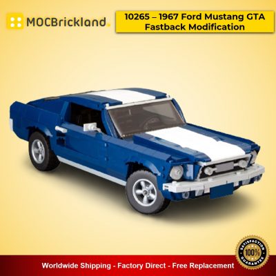 technic moc 36174 10265 1967 ford mustang gta fastback modification by nikolayfx mocbrickland 8854