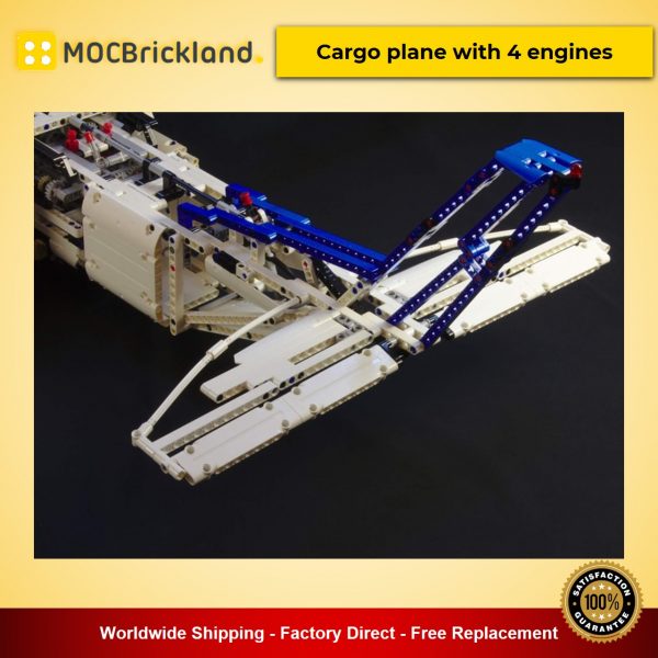 technic moc 36862 cargo plane with 4 engines by zz0025 mocbrickland 3824