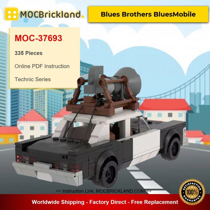 Technic MOC-37693 Blues Brothers BluesMobile by M4rchino84 MOCBRICKLAND