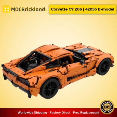 technic moc 38557 corvette c7 z06 42056 b model by geyserbricks mocbrickland 2602